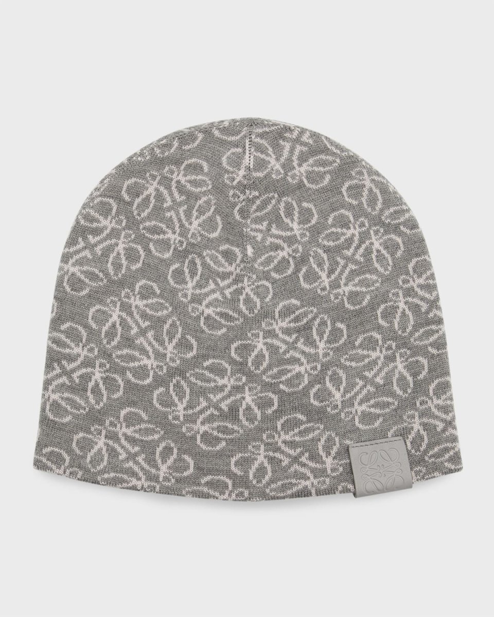 All-Over Anagram Wool Beanie